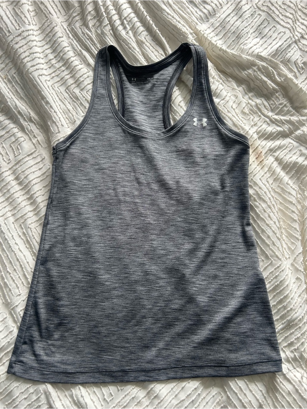 Under Armour Women's Charcoal Heather Racerback Tank